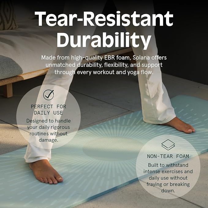 Retrospec Solana 1 inch Yoga Mat - Image 6