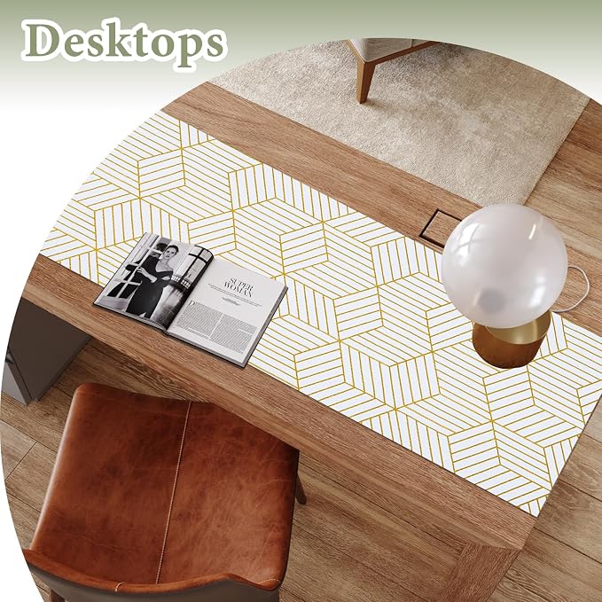 Shelf Liners for Kitchen Cabinets 12in x 20FT, Non Adhesive Cabinet Liner - Image 7