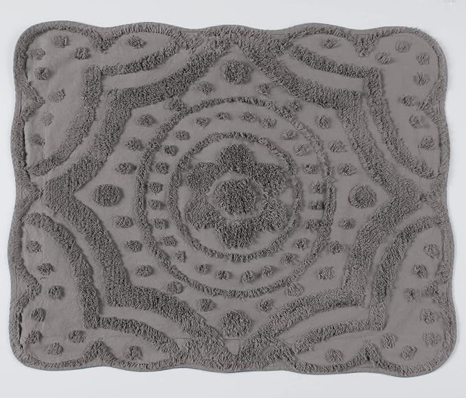 Montgomery Ward Decorative Cotton Sham, Scrolled Design, Luxurious Scallop by MontgomeryWard
