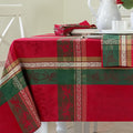Benson Mills Heavyweight Yarn Dyed Jacquard Fabric Plaid Table Cloth, by BensonMills