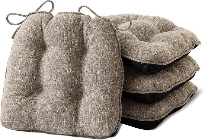 Chair Cushions for Dining Chairs Set of 4, Kitchen Chair Cushions, Chair Pads by IPYNBAP