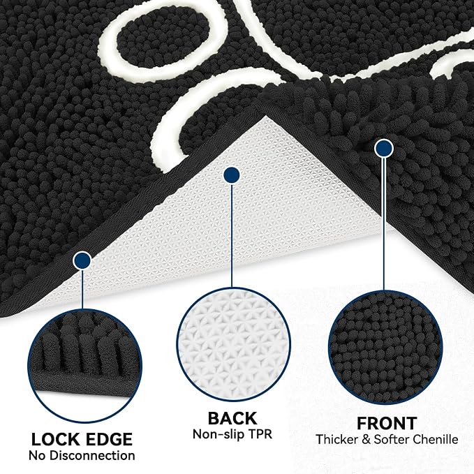 Bcoimo Super Absorbent Dog Door Mat, Pet Rugs - Image 3