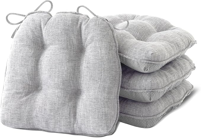Chair Cushions for Dining Chairs Set of 4, Kitchen Chair Cushions, Chair Pads by IPYNBAP
