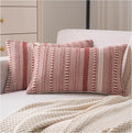 Boho Throw Pillow Covers 12x20 Inch Set of 2, Farmhouse Decorative Couch Pillow by Cethom