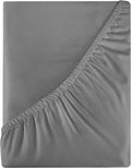 Royale Linens 400 Thread Count 100% American Grown Cotton Fitted Sheet Full Size by ROYALELINENS