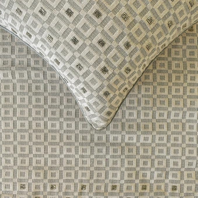 The HomeCentric King/Queen/Twin Grey Designer King 90"x18" Bed Runner Without - Image 2