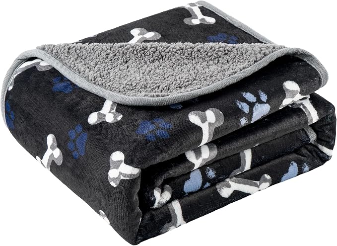Waterproof Dog Blankets Pet Blanket 50"x60", Soft Fluffy Sofa Car Bed Protector by CAPT.SNOOZE