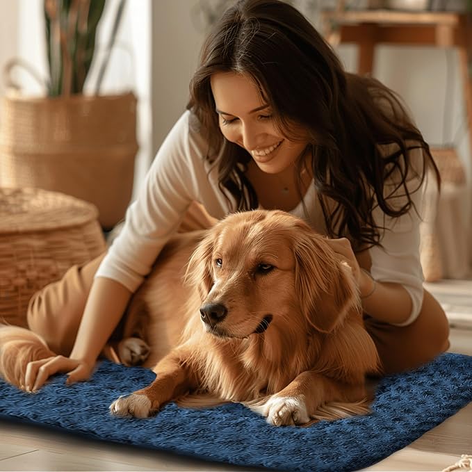 Washable Dog Bed Plush Orthopedic Outdoor Crate Mat - Image 6