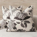 Foindtower Set of 2 Linen Floral Vintage Throw Pillow Covers Neutral Accent by Foindtower