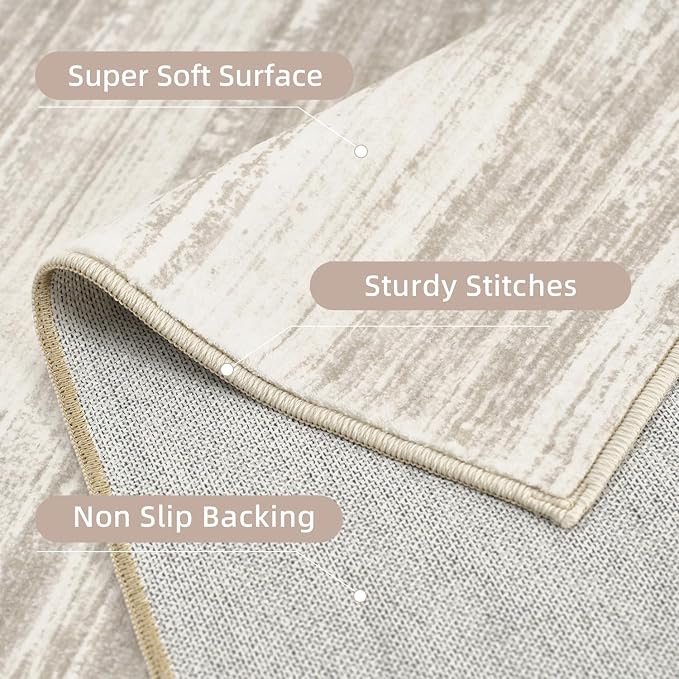 PADOOR Modern Abstract Area Rug - Image 4
