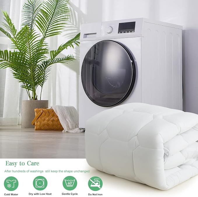 UNILIBRA King Size Mattress Pad Cooling Rayon from Bamboo, Quilted Fitted - Image 7