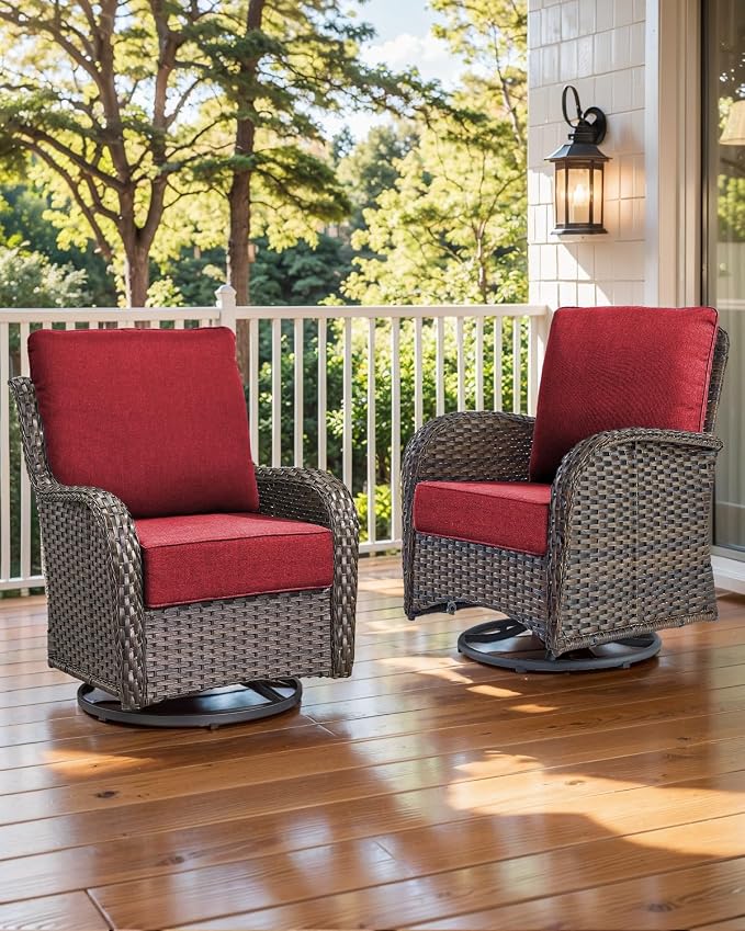 Luxury 22x24/22x25 6-Inch Outdoor Chair Cushions Set of 4 - Image 2