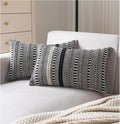 Boho Throw Pillow Covers 12x20 Inch Set of 2, Farmhouse Decorative Couch Pillow by Cethom