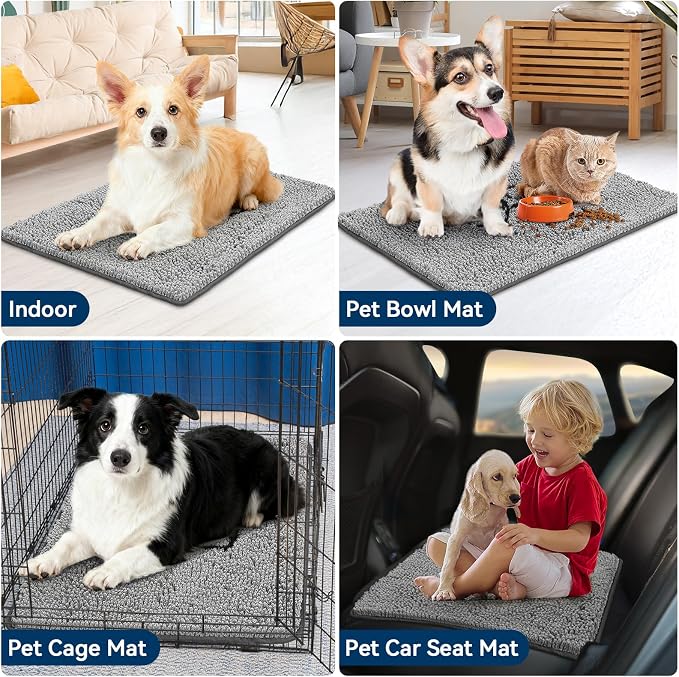 Bcoimo Super Absorbent Dog Door Mat, Pet Rugs - Image 6