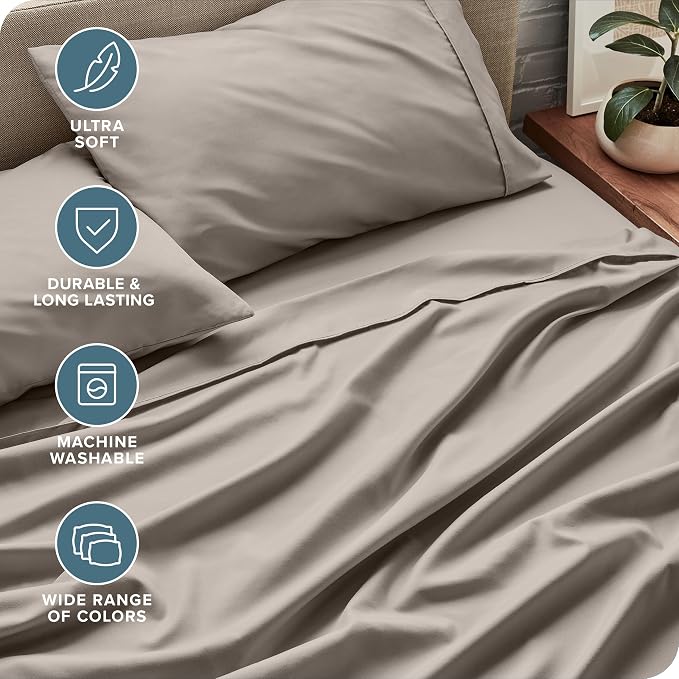 Bare Home Queen Sheet Set - Image 4