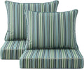 Sunbrella Outdoor Patio Chair Cushions Set, Water-Repellent, Fade Resistant by Unimatta