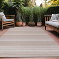 Stripe Outdoor Rug 10x14 Washable Outside Carpet by Unknown
