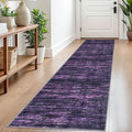 2x8 Modern Abstract Runner Rug for Hallways, Non-Shedding Washable Rug for by SiiloomRug