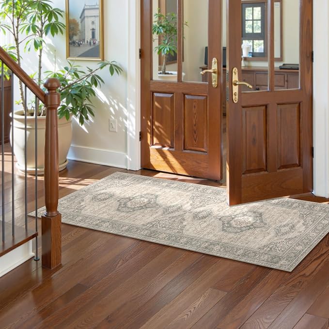 Lahome Oriental Washable Runner Rug Non Slip, 2x7 Rug Runners - Image 2