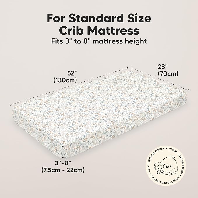 KeaBabies 2-Pack Baby Crib Sheets - Image 3