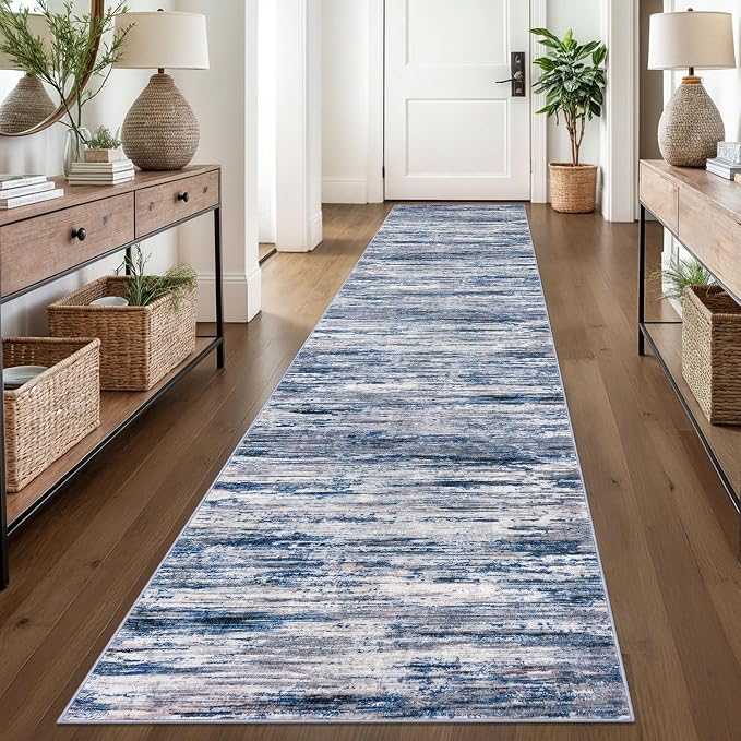 2.6x14 Modern Abstract Runner Rug by SiiloomRug