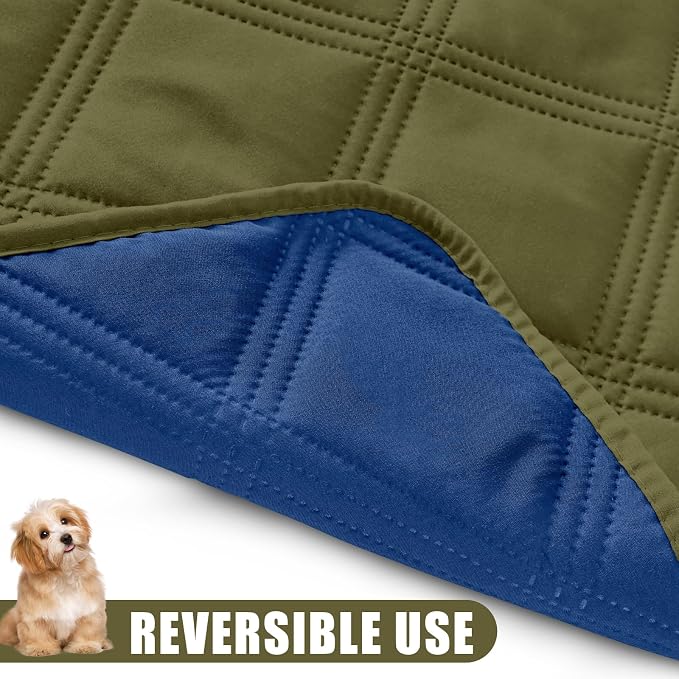 Smiry Waterproof Dog Bed Cover Blanket 40x50, Soft Reversible Pet Blanket - Image 3