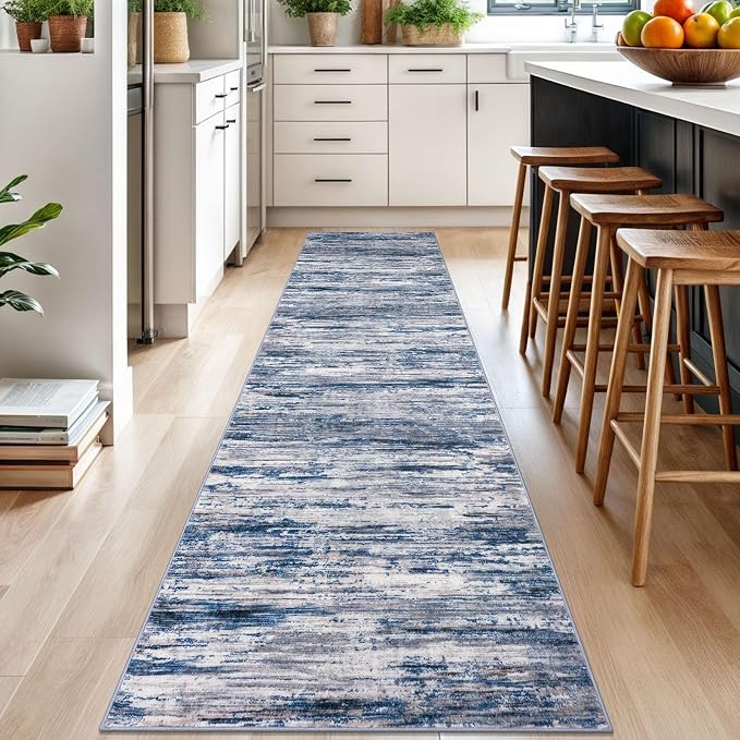 2.6x10 Modern Abstract Runner Rug - Image 3
