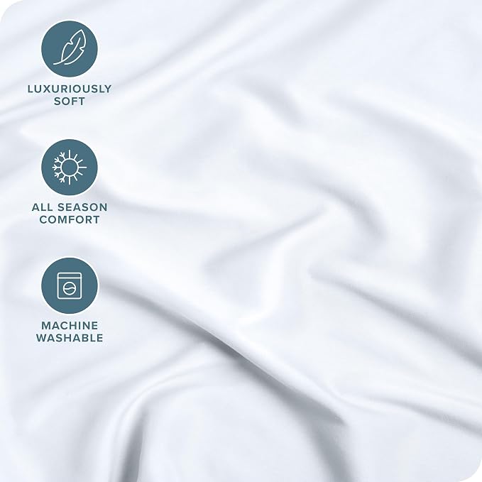 Bare Home Fitted Bottom Sheet Queen Size - Image 2