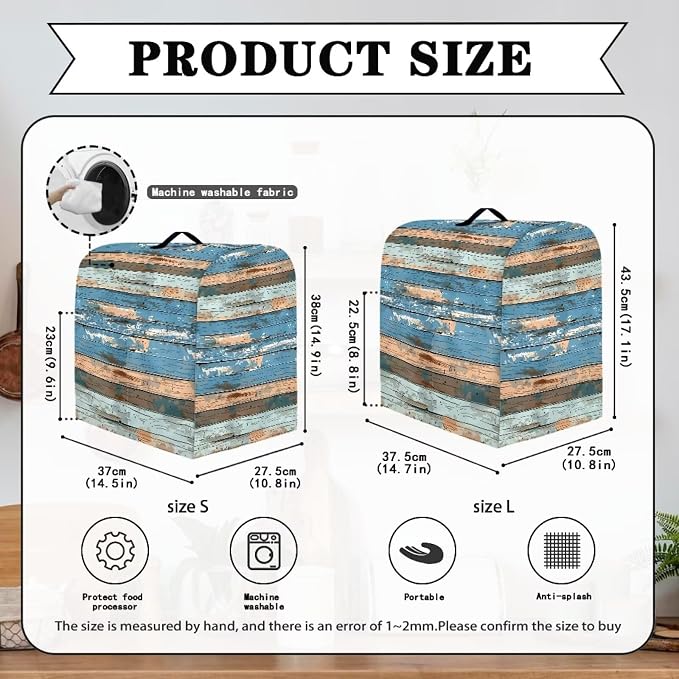 Stand Mixer Covers Protector Kitchen Aid Mixer Cover Wood Design Appliance Dust - Image 6