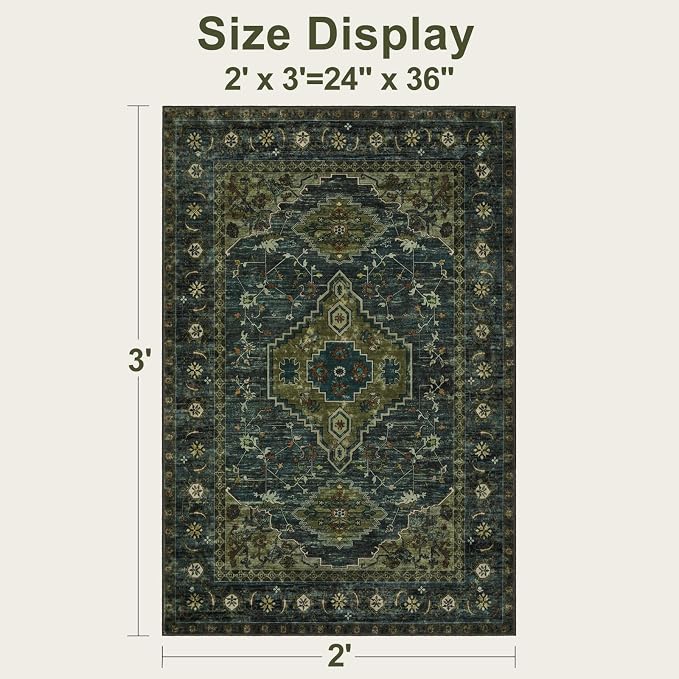 Tangsoo Oriental Small Washable Rugs - Image 2