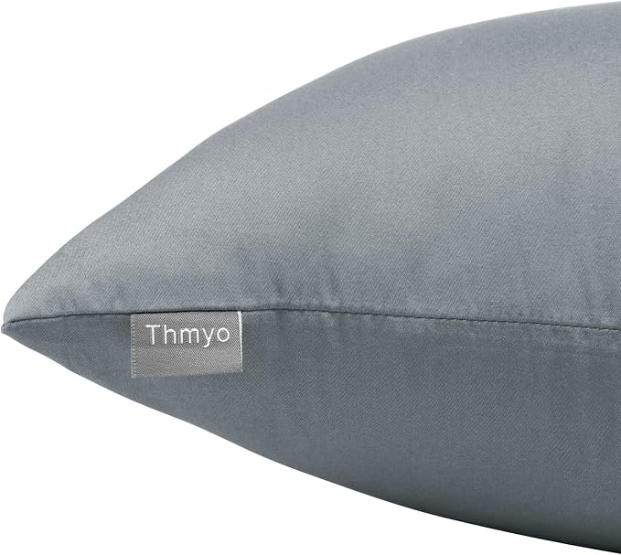 Thmyo 4-Pack 100% Cotton Comfortable Solid Decorative Throw Pillow Case - Image 6