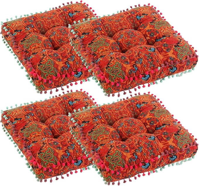 Bohemian Seat Cushion，Indoor & Outdoor 16.5" x 16.5" Seating Cushion by Unknown