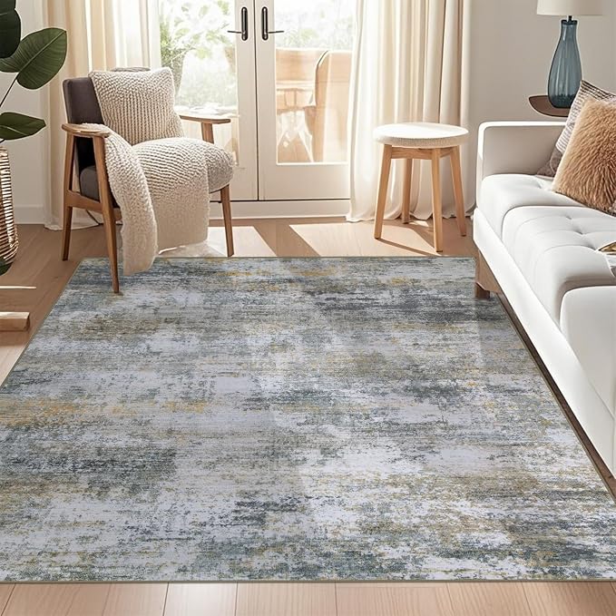 WILLSUN Washable Area Rugs, 5x7 Non-Slip Boho Large Area Rugs - Image 8