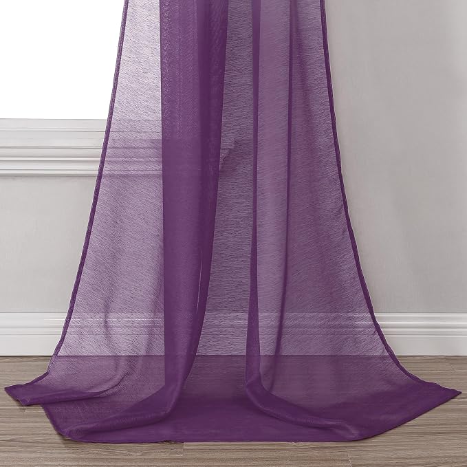 DONREN 144 Inch Length Window Scarf - Image 4