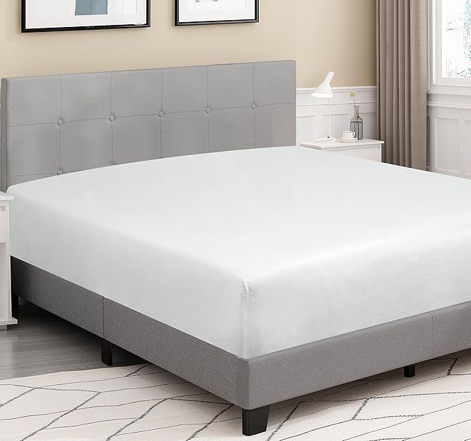 ROYALE LINENS 300 Thread Count 100% Long Staple Combed Cotton Fitted Sheet King - Image 4