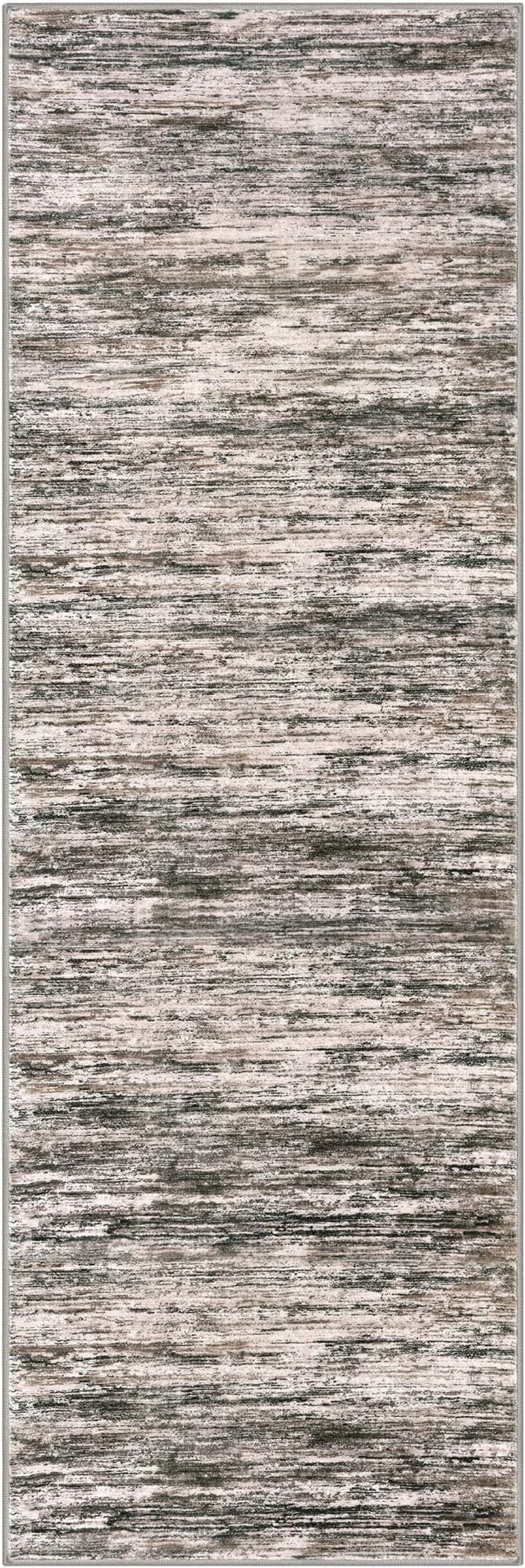 2x6 Modern Abstract Runner Rug for Hallways, Non-Shedding Washable Rug for - Image 8