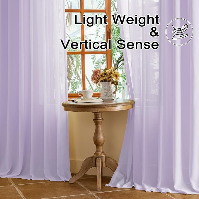 Light Purple Pinch Pleat Curtains 120 Inch Length - Image 5