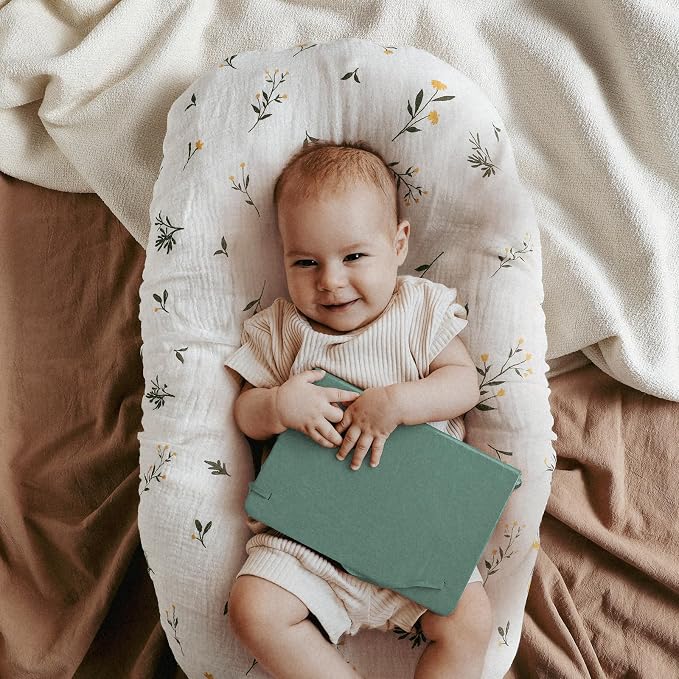 Gllquen Baby Muslin Bassinet Sheets 3 Pack, Breathable Elastic Cozy Fitted - Image 2