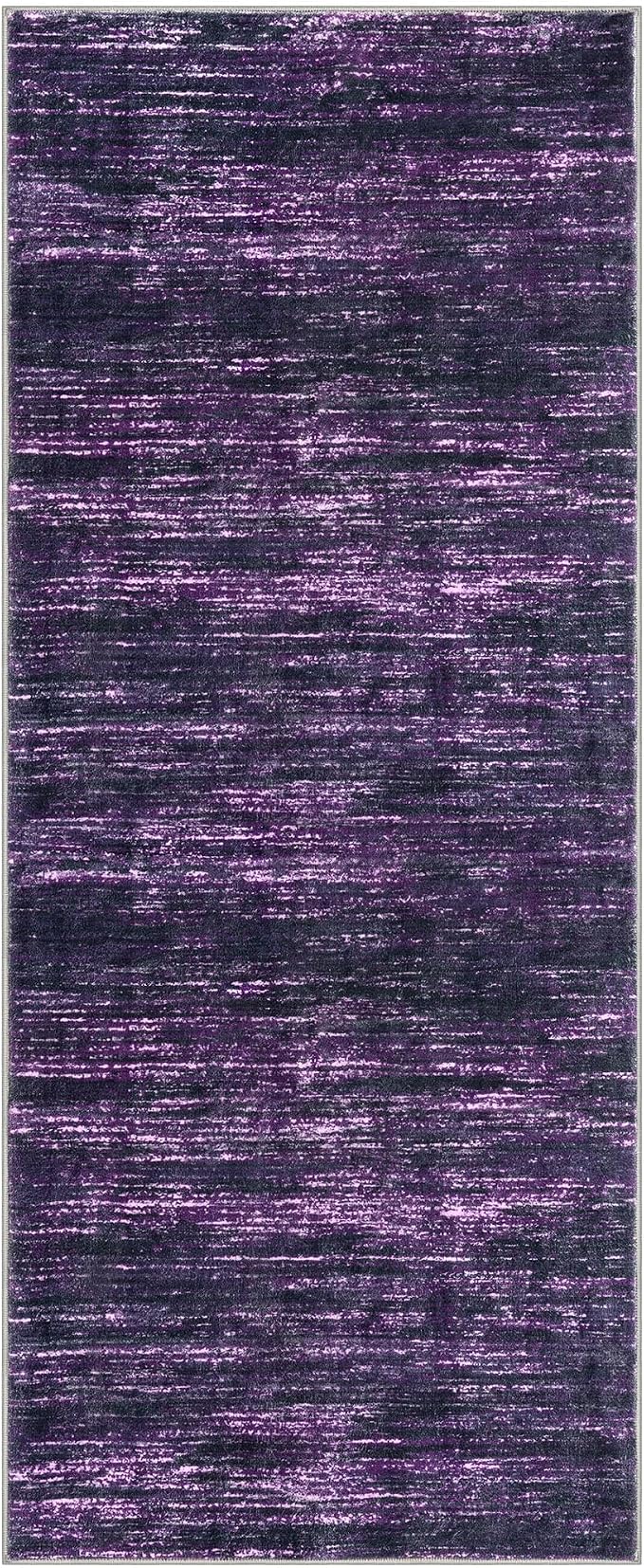 2x5 Modern Abstract Runner Rug for Hallways, Non-Shedding Washable Rug for - Image 8
