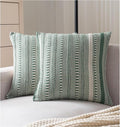 Boho Throw Pillow Covers 18x18 Inch Set of 2, Farmhouse Decorative Couch Pillow by Cethom