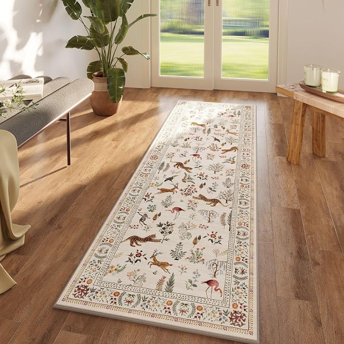 Rugcomf Runner Rug for Kitchen Rug Non Slip 2'x6' Washable Rugs - Image 3
