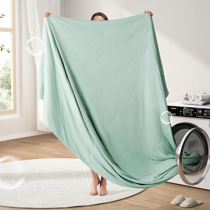 EASELAND Cooling Comforter Queen, Cold Touch Fabric Absorbs Body Heat, - Image 7