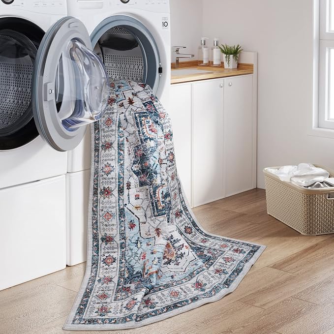 zesthome Washable Rug 5x7 Area Rugs, Stain Resistant Rugs - Image 6