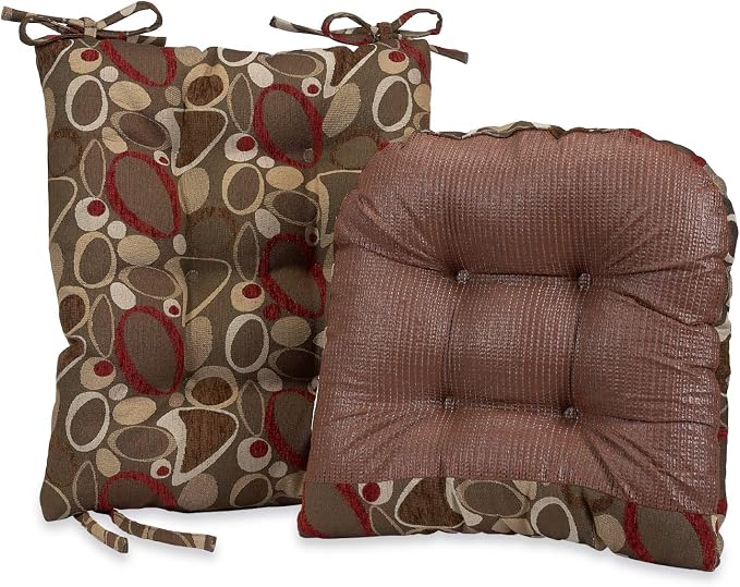 Klear Vu Omega Non-Slip Rocking Chair Cushion, Assembled in USA, Thick Tufted - Image 3