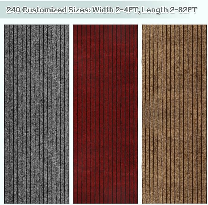 Custom Size Runner Rug 2 ft x 77 ft, 2-82ft Carpet Runners Hallway Entryway - Image 8