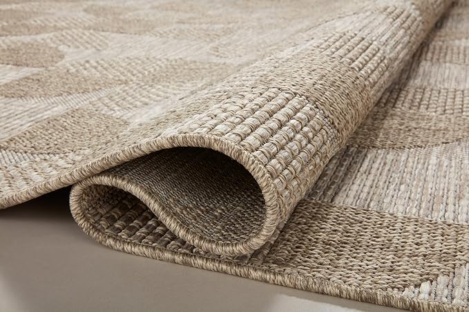Loloi Dawn Collection Indoor/Outdoor DAW-08 Beige 3'-9" x 5'-9" Accent Rug - Image 6