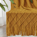 inhand Knitted Fall Throw Blanket by inhand