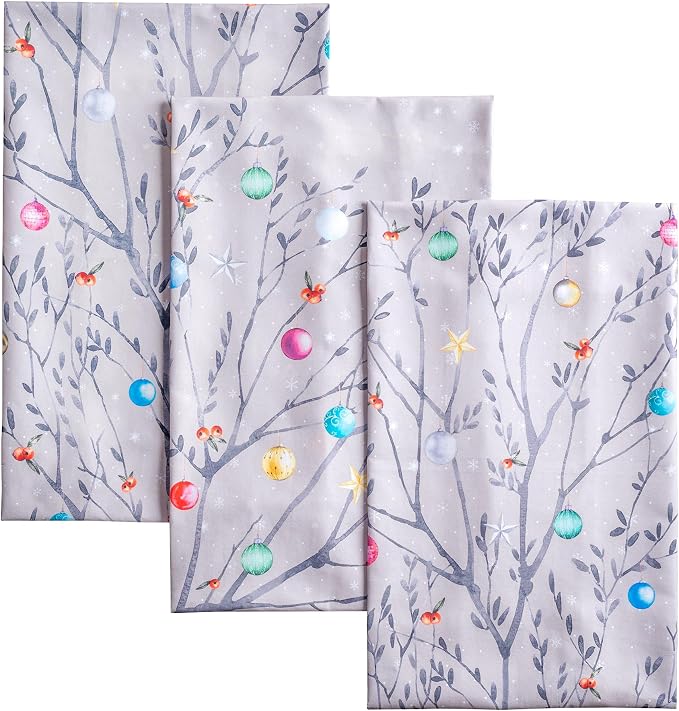Maison d' Hermine Kitchen Towels Set of 3 100% Cotton 20" x 27.5" Reusable by MaisondHermine