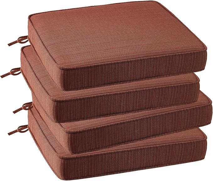 Outdoor Square Corner Seat Cushion, Non Slip Seat Cushion Pads by Supdurplus
