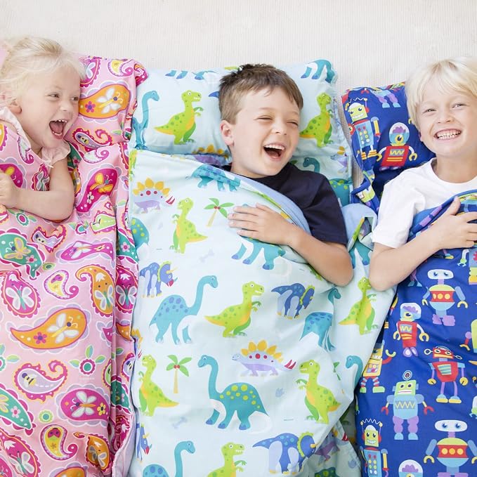 Wildkin Kids Original Nap Mat – Cozy Kids Sleep Mat - Image 2